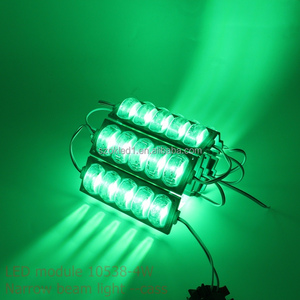 Green Car Side Lights, SMD <strong>Led</strong> Injection Module Len Narrow Beam <strong>12v</strong> 5leds <strong>4W</strong> 10538, Linear <strong>Led</strong> Module - Product Image 2