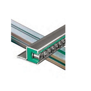 Riel guía de cadena de plástico de polietileno UHMW 06B 08B 10B 12B 16B con perfil de acero - Product Image 5
