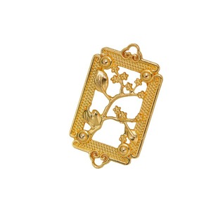 qixian alloy electrophoretic color preservation plum blossom window flower hanging Antique style diy pendant fringe <strong>Handcraf</strong>