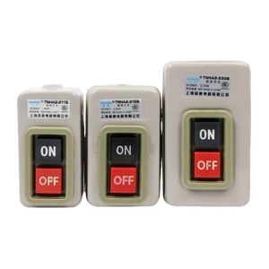 Interruttore di accensione a pulsante interruttore di accensione a tre fasi interruttore di controllo di alimentazione AC380V 15A 3P 2.2KW BS211B BS216B BS230B - Product Image 1