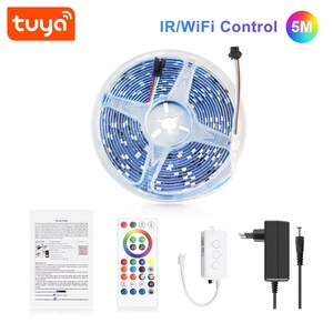 2024 Promotion Price Tuya IR/WiFi Control Magic Color 5M RGB-IC <strong>LED</strong> Strip Light Kit PST-RGBIC05M - Product Image 5