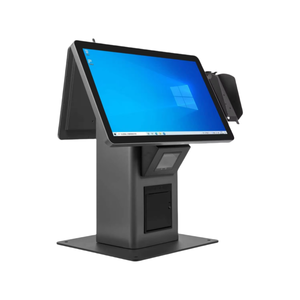 Quiosco POS de pantalla táctil dual de 15 pulgadas Sistema Windows Intel I3/i5/J4125/J6412 CPU Terminal de pago de pedido automático Caja registradora POS - Product Image 5