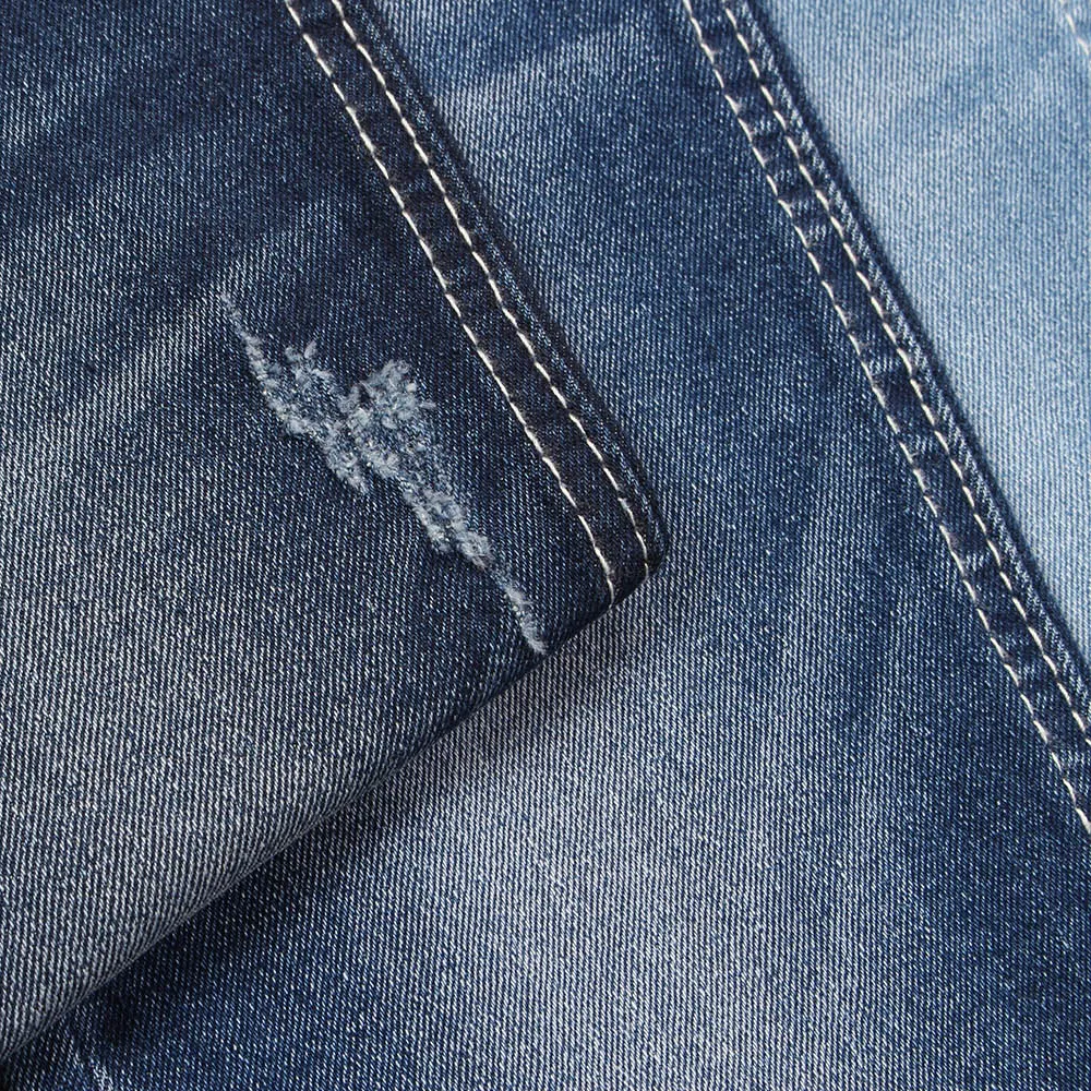 Высокое качество Индиго синий 10,5 унций стрейч джинсовая ткань для рынка Южной Америки