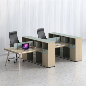 Estación DE TRABAJO modular Escritorio Estación de trabajo de oficina Escritorio de computadora para 2 personas Estación DE TRABAJO Muebles de oficina - Product Image 4
