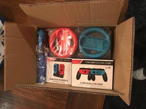 Anahtarı için 21 In 1 oyunları paket tekerlek kavrama taşıma çantası ekran koruyucu denetleyici oyun aksesuarları için Nintendo anahtarı OLED - Product Image 4