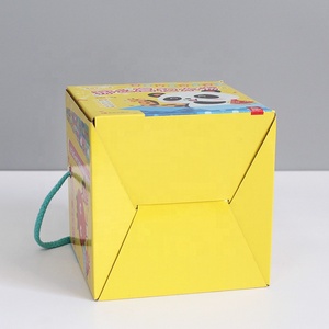 <strong>Box</strong> Printing Infant Child Building Blocks Package Corrugated Paper Art Kid <strong>Toy</strong> <strong>Box</strong> with Handle - Product Image 2
