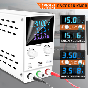 KUAIQU SPPS-B3010D 30v 10a 300W Tela LCD corrente e tensão ajustável DC fonte de alimentação regulador de tensão do laboratório
