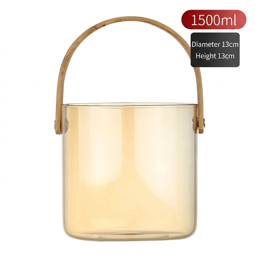 Transparente tamaño pequeño-1500 ml