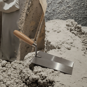 Hẹp xô bricklaying <span class=keywords><strong>trowel</strong></span> với gỗ xử lý vuông tip cho thạch cao cho đá nề làm việc - Product Image 6