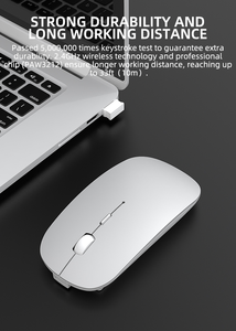 Accessori per PC Mouse magico Computer Notebook Mouse ottico USB ricaricabile senza fili - Product Image 5