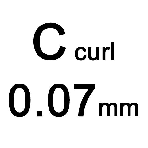 C curl 0.07mm