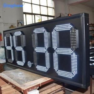 Large <strong>Single</strong> <strong>Digit</strong> 6 Inch <strong>7</strong> <strong>Segment</strong> <strong>Display</strong> Led Red Emitting Color for Gas Petrol Station Led Price Sign - Product Image 2
