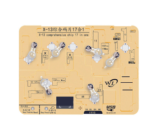 适用于iPhone X XR XS MAX 11 12 13 13 Pro MAX在线操作17合1模块手机维修工具的WL基带芯片维修工具 - Product Image 1