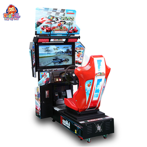 Mevcut en büyük yarış başlıklarını oynamayı hayal eden hayranlar için araba yarışı simülatörlü atari makinesi. - Product Image 3