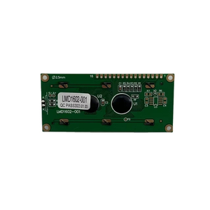 Módulos LCD monocromáticos COB 1602 personalizados Tipo de personaje Interfaz MPU negativa 16x2 STN Pantalla monocromática azul - Product Image 2