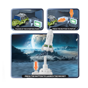 Diy Track Ejection <strong>Chariot</strong> Two Forms Deformation <strong>Toy</strong> Car Storage with 6 Alloy Vehicle Eject Car <strong>Toys</strong> - Product Image 4
