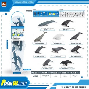Arctic kış simülasyon hayvan oyuncak seti-plastik penguenler Polar ayılar Walruses modeli - Product Image 4