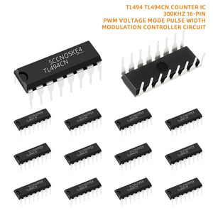 TL494 TL494CN Counter IC <strong>PWM</strong> Voltage Mode Pulse Width <strong>Modulation</strong> Controller <strong>Circuit</strong> 300kHz 16-Pin