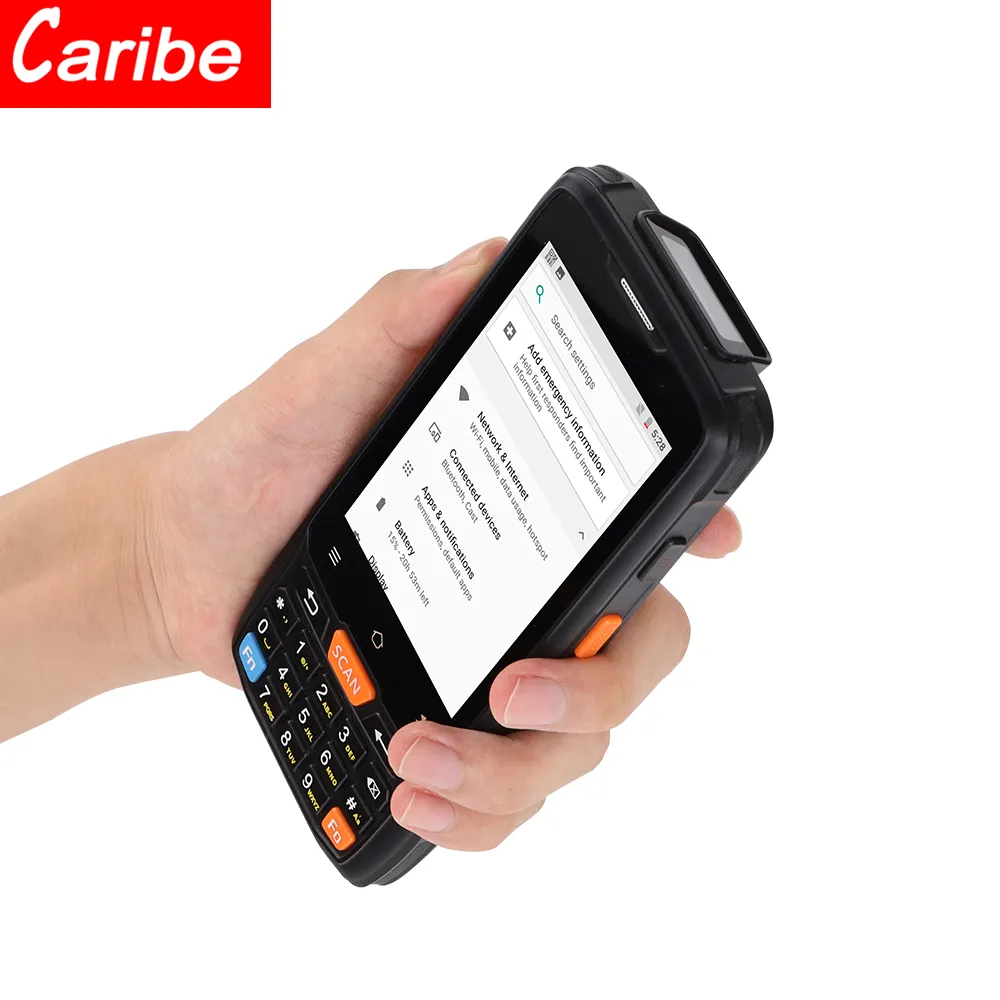 CARIBE pl40l PDA Inventar Maschine Android Barcode Scanner Terminal mit 125K NFC Kamera GPS Physikalische Tastatur