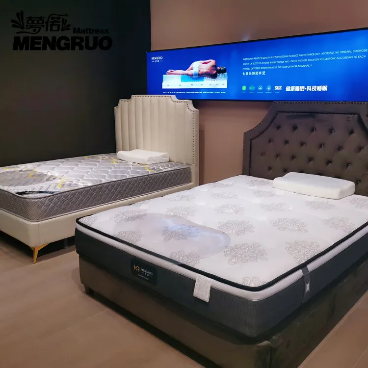 Colchão moderno de espuma de memória, colchão de cama em uma caixa com tamanho king