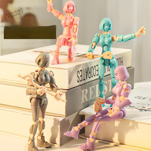 New Multi-Joint Movable Figure Robot Model DIY Assembled <strong>Toy</strong> Ornaments Hand-Held Magic Girl Made Plastic Frozen - Product Image 1