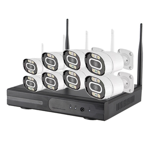 3MP 8通道Wifi NVR套件IP66防水户外摄像机套件无线视频监控IP闭路电视摄像机系统 - Product Image 1
