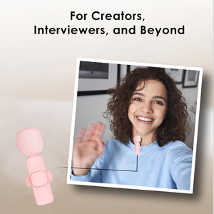 Draadloze microfoons Lavalier microfoon draadloos cho video-opname clip trên revers mic cho Youtube Facebook tiktok vlog - Product Image 2