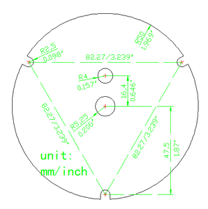 Standard <strong>LED</strong> Fan Lights <strong>LED</strong> Module Round Aluminum <strong>PCB</strong> 120V 18W ETL Listed Replacement Light Source - Product Image 3