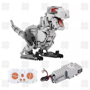KW Kinderspiel zeug STEM Dinosauriers pielzeug Intelligente Programmierung Spielzeug Roboter Dinosaurier Baustein Set Pädagogische Dual Remote 960PCS - Product Image 1