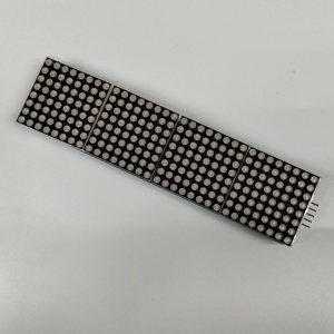 Modulo quattro in uno a matrice di punti 5V con controllo verde LED array display modulo 4 in 1 MAX7219 con cavo 5p - Product Image 6