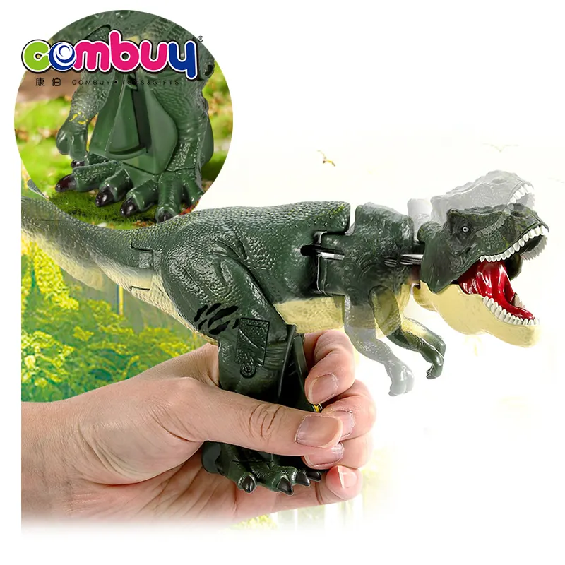Elétrico efeito sonoro balanço cauda imprensa dinossauro mordida brinquedos divertidos