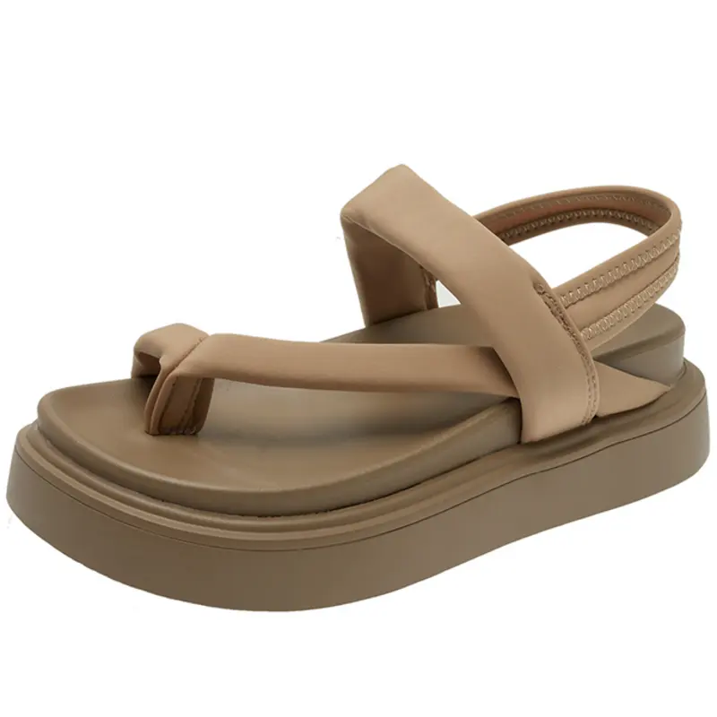 Dropshipping özel Logo yeni stil bayan Flip-flop tasarımcı sandalet rahat düz sandalet kadınlar ve bayanlar için