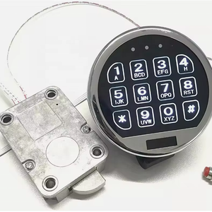 Teclado ligero Seguro Cerradura electrónica impulsada por motor Cerradura segura Nuevo diseño Código Combinación Cerradura de seguridad para gabinete y pistola de oficina - Product Image 1