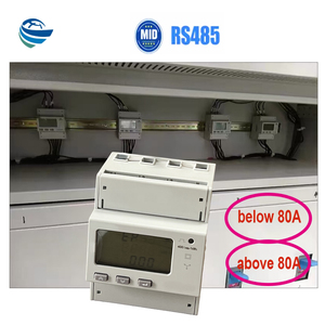 智能三相轨装电子电能表3*380V直/CT输入RS485协议支持专业工厂 - Product Image 1