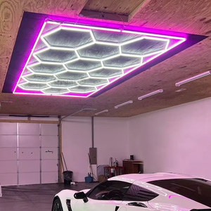 HanYin collegabile a LED Hexagon Kit luci Garage rgb esagonale luci garage