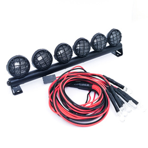 ชุดบาร์ไฟ LED 4/5/6สำหรับรถบังคับวิทยุ1/10รถไต่หินรถ TX RX-4 TX RX4 SCX10แกน RC4WD D90 HSP RGT - Product Image 3