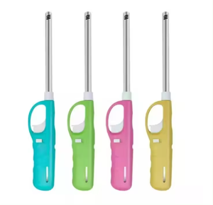 环保安全耐用可重复使用的塑料加长打火机 - Product Image 5