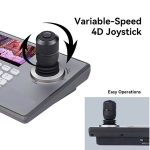 Sistema de conferencia de Audio Visual Cámara 30X Seguimiento de IA Cámara NDI PTZ y controlador Joystick Teclado SDI/USB3.0/LAN(PoE) - Product Image 3