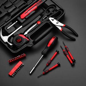 39-Piece Household Tools Kit - Small Basic Home Tool <strong>Set</strong> with Plastic Toolbox - Product Image 2