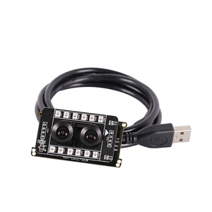 Modulo telecamera USB CMOS HD 720P CMOS a infrarossi con riconoscimento facciale a doppia lente per visione notturna - Product Image 1