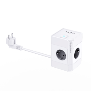 EU Portable Smart Plug Power Strip 2m Cord Tower <strong>Socket</strong> with 17W <strong>2</strong> USB-A <strong>2</strong> USB-C 4/8/12 Outlets <strong>3</strong> USB-A Charging <strong>Function</strong> 16A - Product Image 2