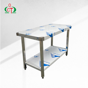 Tùy chỉnh thép không gỉ nhà bếp bàn làm việc/304 thép không gỉ nhà hàng bàn làm việc - Product Image 2