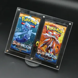 2023新しいアクリル磁気ケースショーケースポケモンカードパックカウンタートップディスプレイディスプレイケースポケモンカード用アクリルディスプレイ - Product Image 2