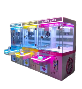 מיני טופר מנוף ארקייד משחק מכונת הוביל מנורת מתכת & פלסטיק ארון אוטומטיות מכונת כביסה עם הצעת חוק - Product Image 1