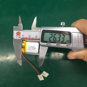 UN38.3 MSDS ile elektronik cihaz için KC IEC62133 CE 602025 3.7V 250mah lityum polimer pil - Product Image 5