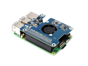 Power Over Ethernet HAT (F) per Raspberry Pi 5, ad alta potenza, ventola di raffreddamento a bordo, con dissipatore di calore, supporta 802.3af/alla rete - Product Image 5