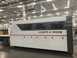 Macchine da taglio laser in fibra cnc da 6kw 8kw ad alta potenza completamente chiuso tavolo da lavoro auto focus metallo laser cutter - Product Image 3