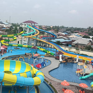 Serviço de Design de Parque Aquático Comercial Indoor Turnkey, Escorregadores de Fibra de Vidro e Sistemas de Piscina de Ondas para Parques Temáticos - Product Image 1