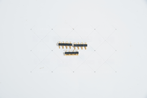 4-<strong>Pin</strong> Spring-Loaded Pogo <strong>Pin</strong> Connector 4.0 mm Pitch Vertical Through Holes 8.0mm PCB Male Header Brass Customized OEM Support - Product Image 6