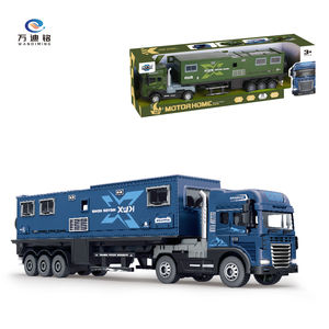 WDM Factory 1:24 Scale <strong>Model</strong> Friction Motorhome Alloy Toy Die-Cast Car Trailer Diecast Toys With Light and Sound - Product Image 5